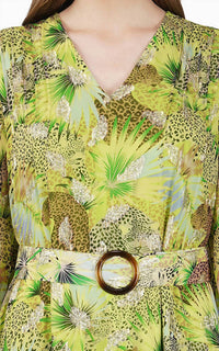 America & Beyond - Charlotte Lurex Kaftan