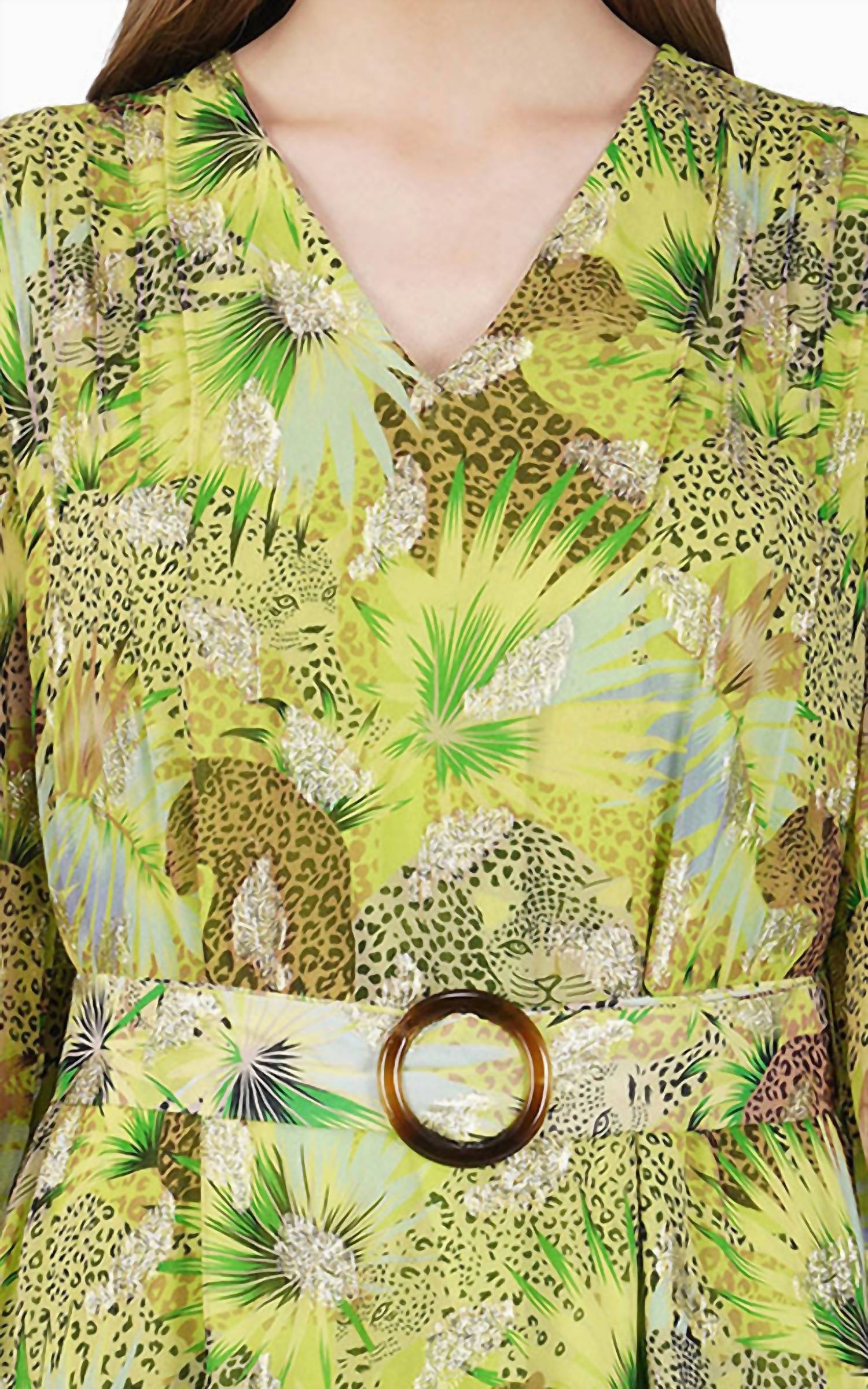 America & Beyond - Charlotte Lurex Kaftan