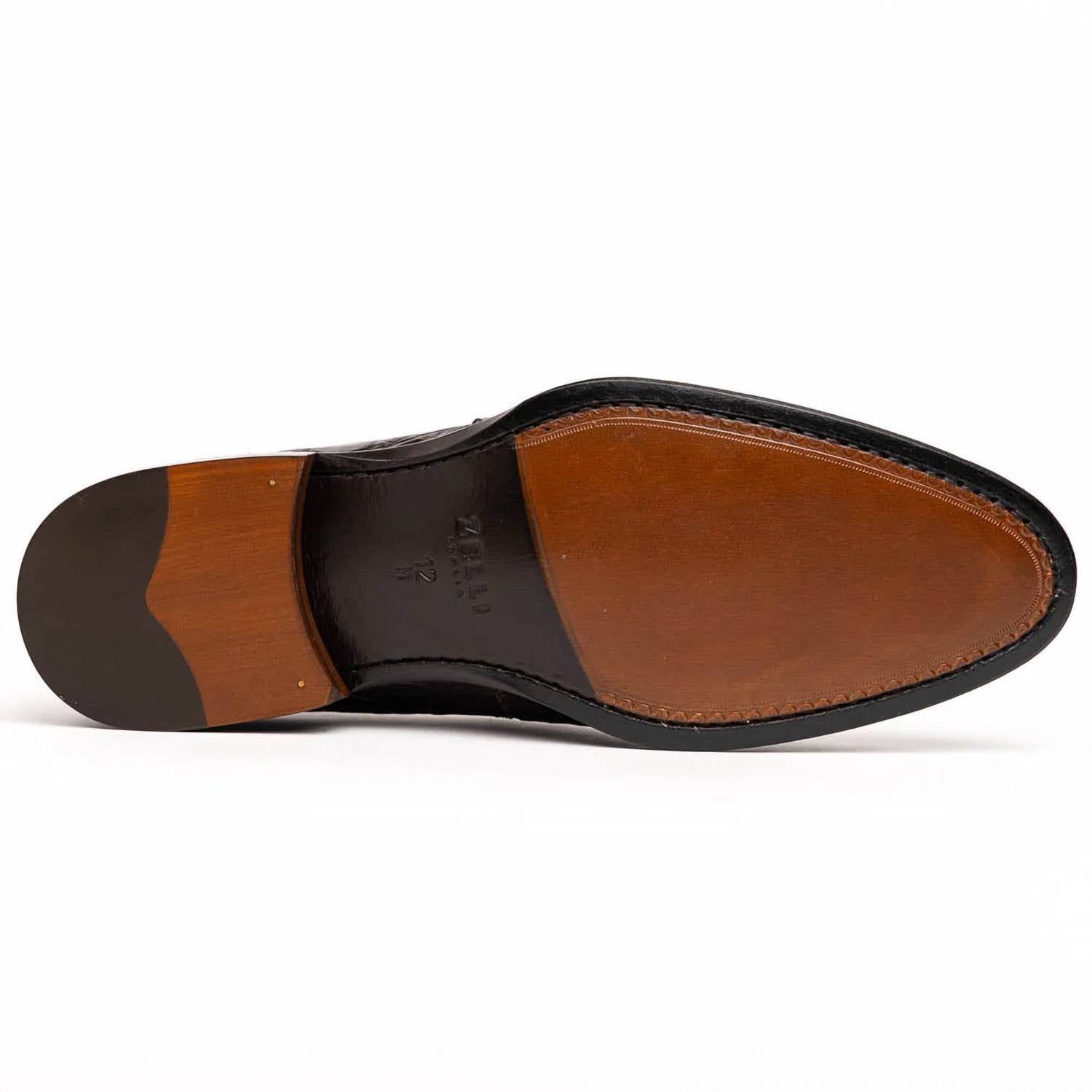 Zelli Italia - Men's Roma Crocodile Penny Loafer