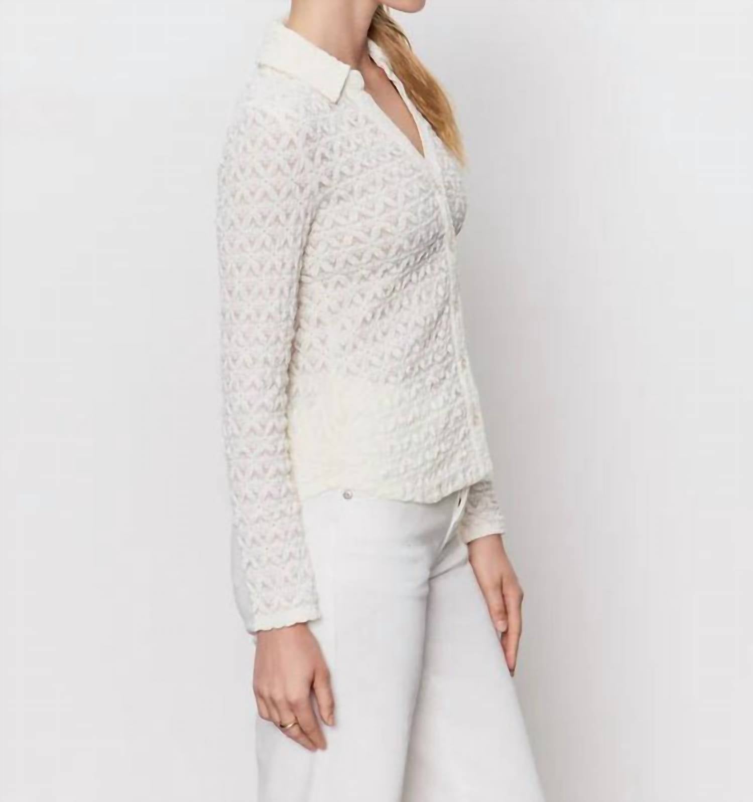 Sanctuary - Dreamgirl Lace Button Up Top