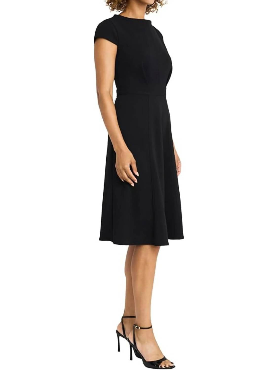 Maggy London - Short Sleeve A-line Dress