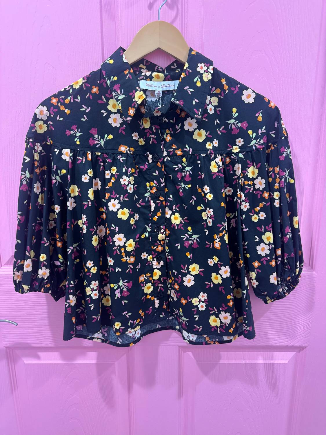 Meet Me In Santorini - Women's Spaced Daisy Top