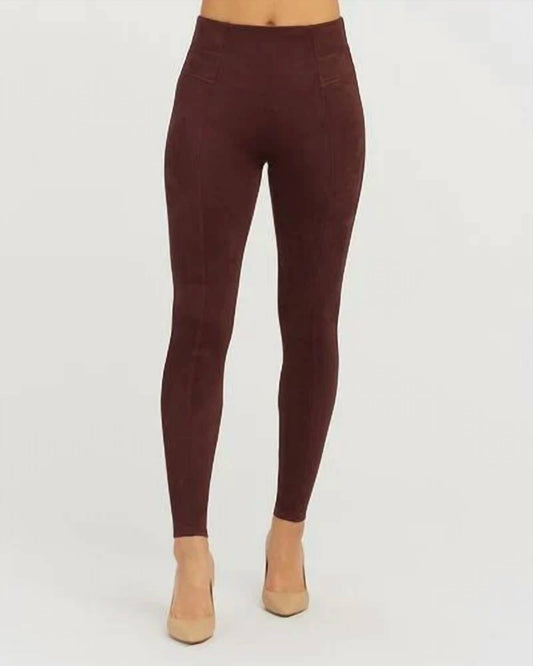 Faux Suede Leggings