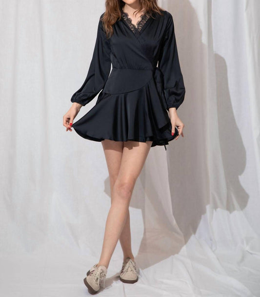 Astr - Aluma Wrap Mini Dress