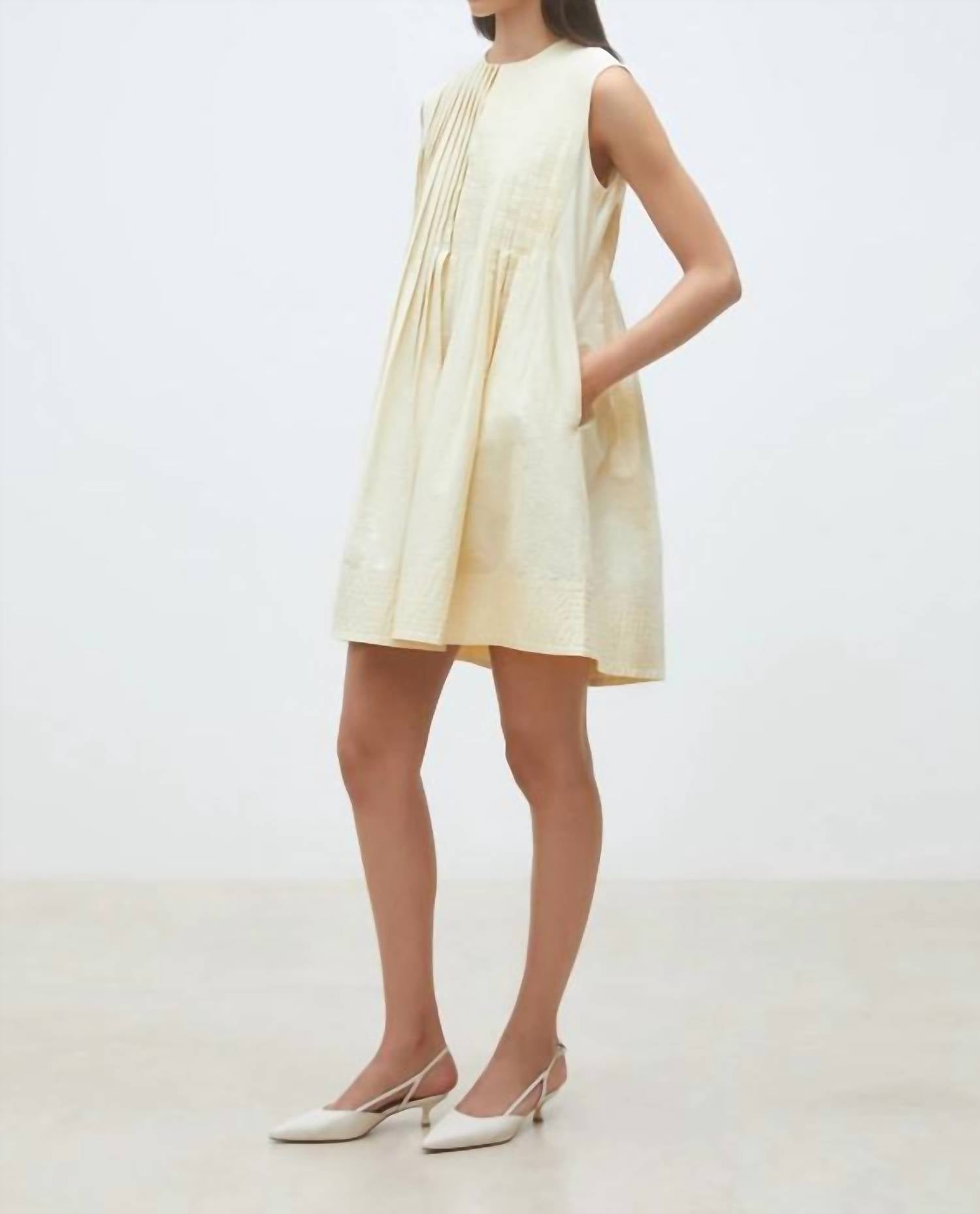 Suncoo - Conely Pleated Mini Dress