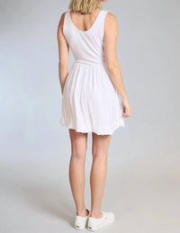 Lola & Sophie - Mixed Media Balloon Tank Dress