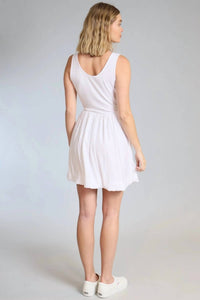 Lola & Sophie - Mixed Media Balloon Tank Dress