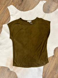 Another Love - Lacey Suede Top