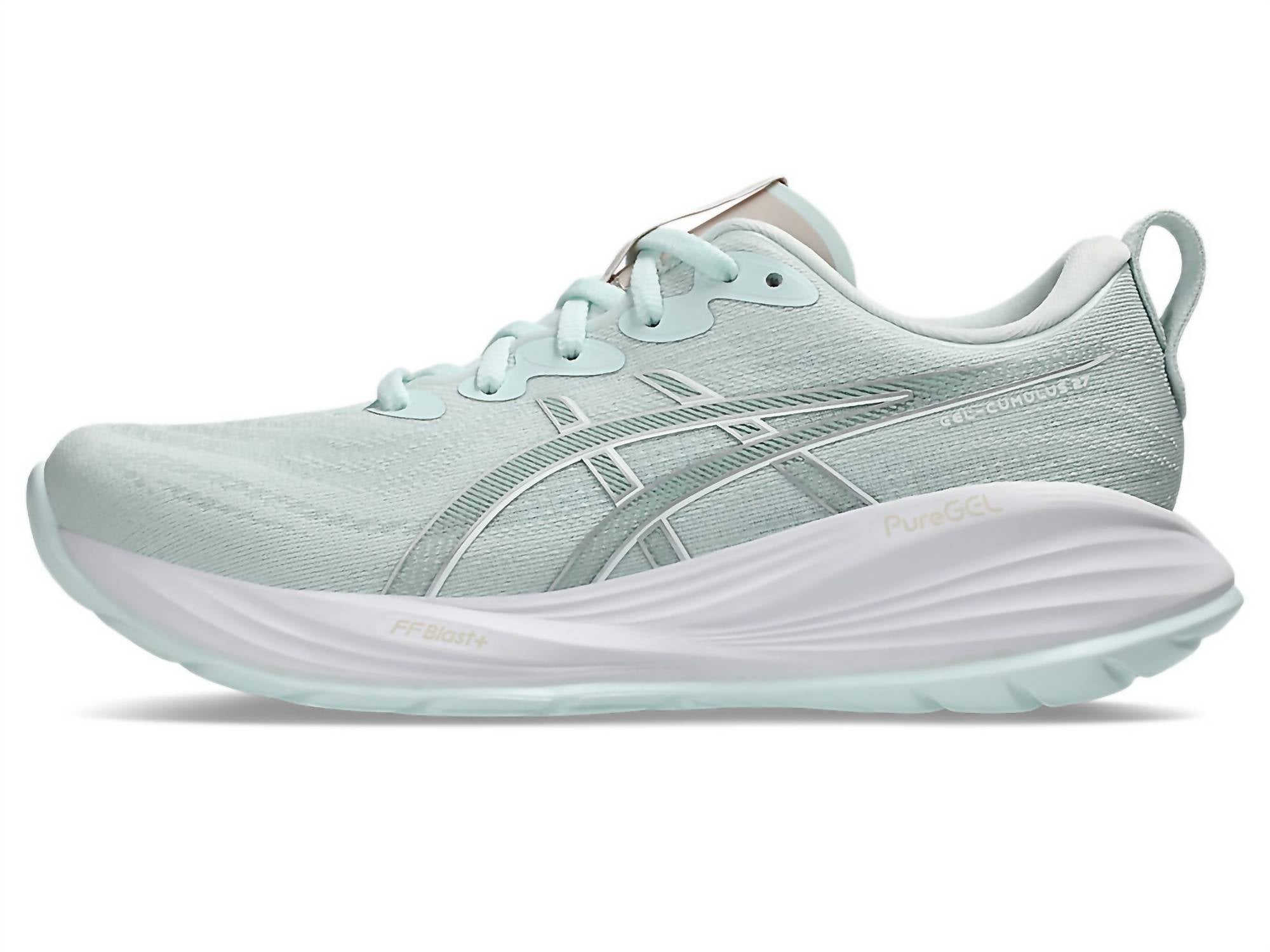 ASICS Women's Gel-cumulus 27 Running Shoes in pure aqua white 1 - women's shoe