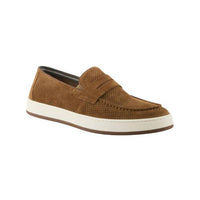 SPRING STEP SHOES Men's Howe Slip On Shoe in camel suede - men's loafer - detail view