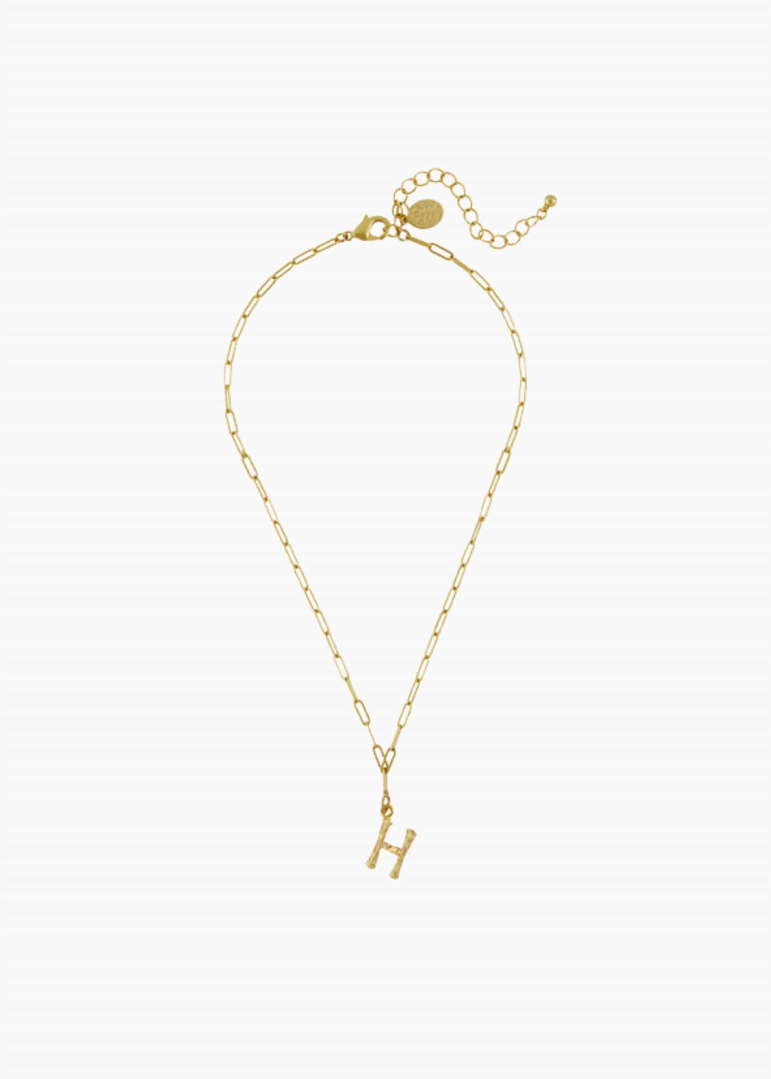 Susan Shaw - Women's Letter H Necklace