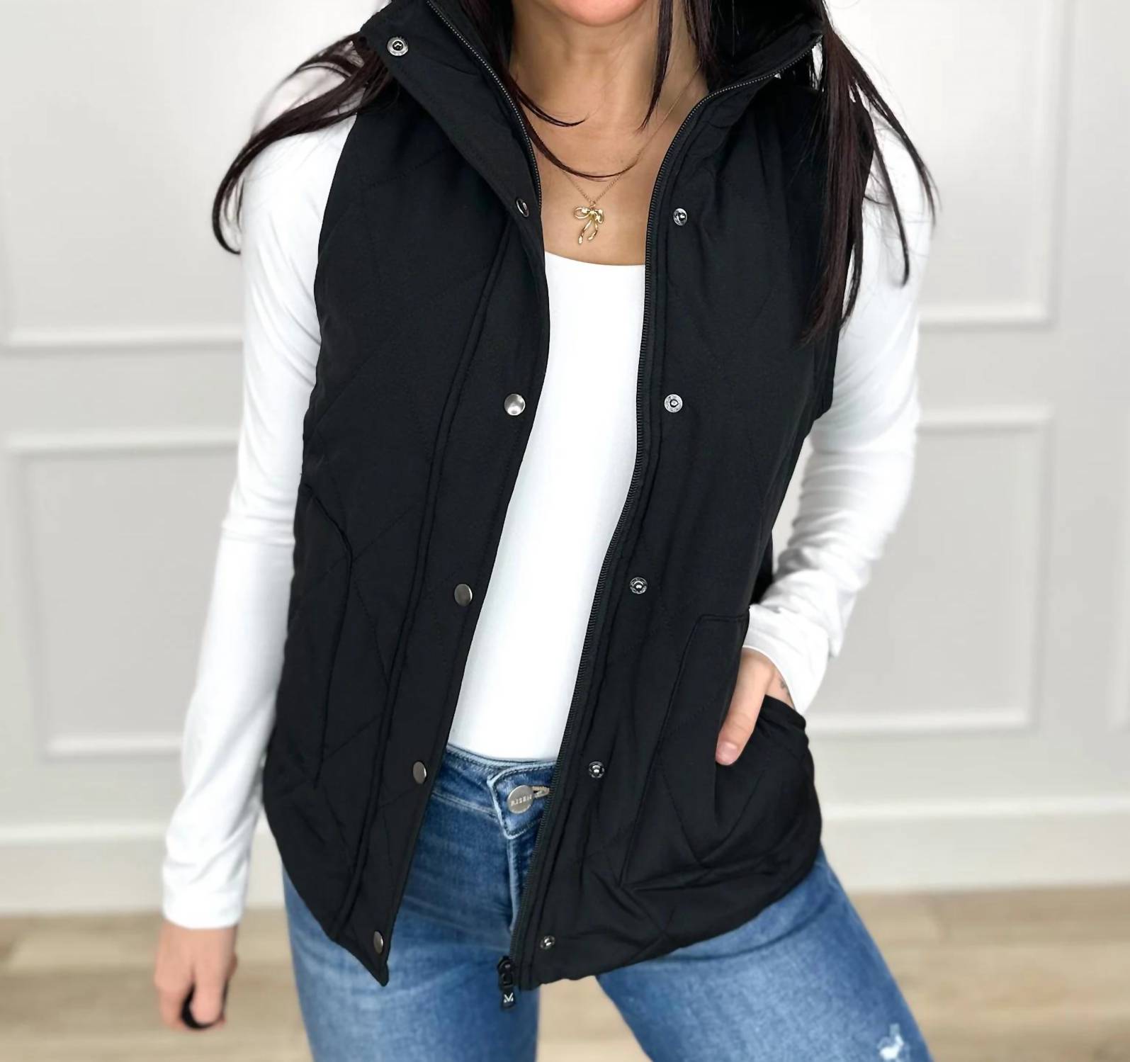 Michelle Mae - One Call Away Puffer Vest