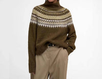 Barbour - Lorrie Fair Isle Roll-Neck Jumper