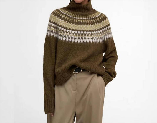 Barbour - Lorrie Fair Isle Roll-Neck Jumper