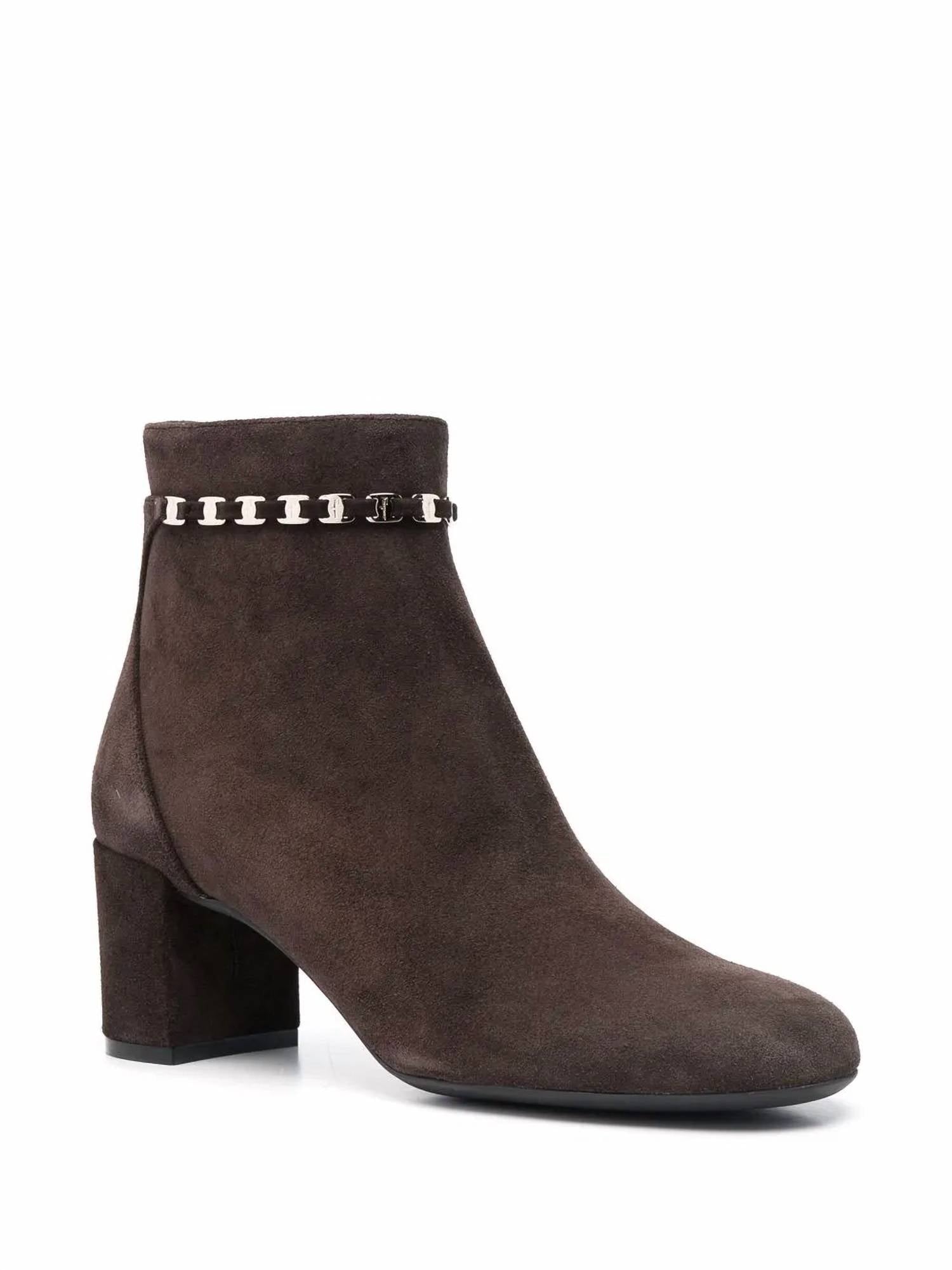 Salvatore Ferragamo - Women's Ghila Suede Ankle Boots