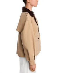 STEVE MADDEN Luisa Jacket in tan - women's jacket - alternate view