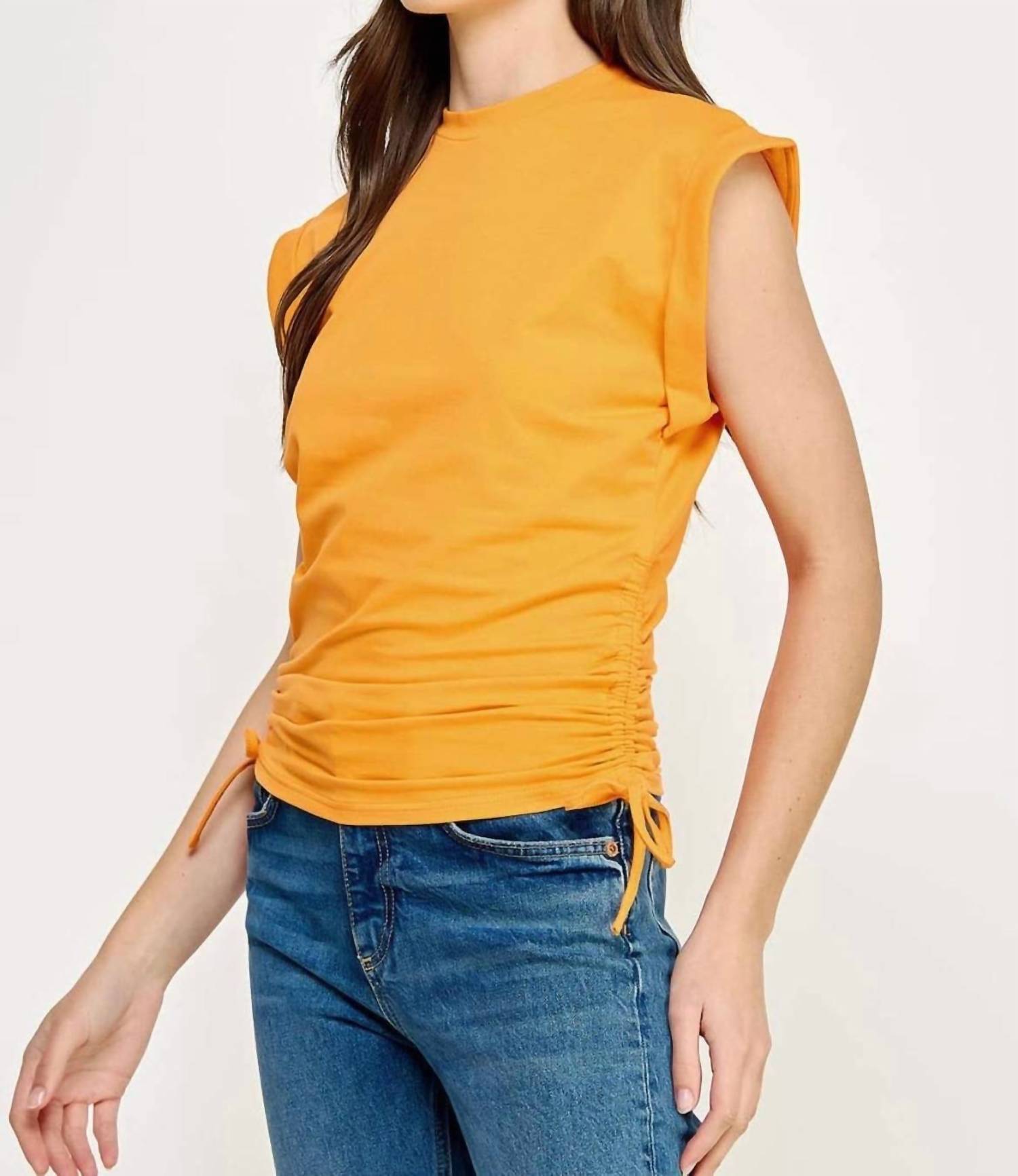 Strut & Bolt - Drawstring Side Sleeveless Top