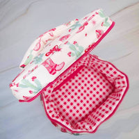 Ellison+Young Women's Western Whimsy Travel Cosmetic Case in multi - women's bag - alternate view
