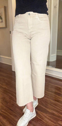 Vervet By Flying Monkey - High Rise Wide Leg Crop Pant