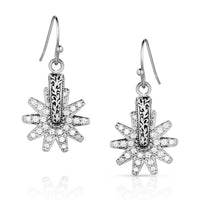 Montana Silversmiths Women's Spur Of The Moment Earrings in silver - women's jewelry