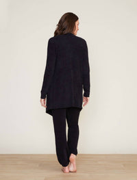 BAREFOOT DREAMS Cozychic Lite Island Wrap Cardigan in black - women's cardigan - alternate view