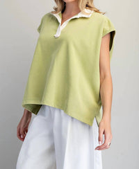 Ee:Some - Tricia Terry Collared Top