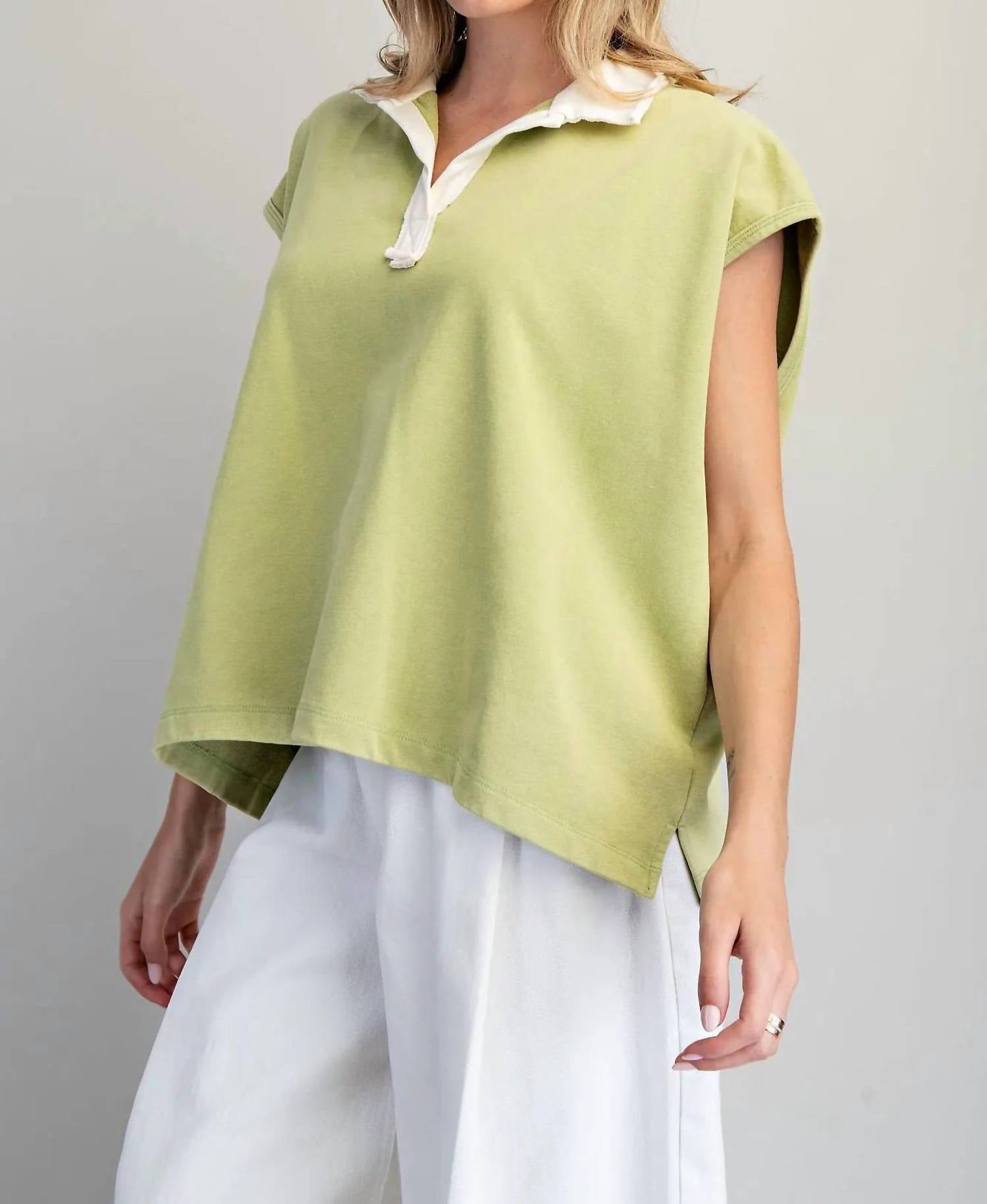 Ee:Some - Tricia Terry Collared Top
