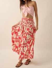 Promesa - Abstract Floral Skirt