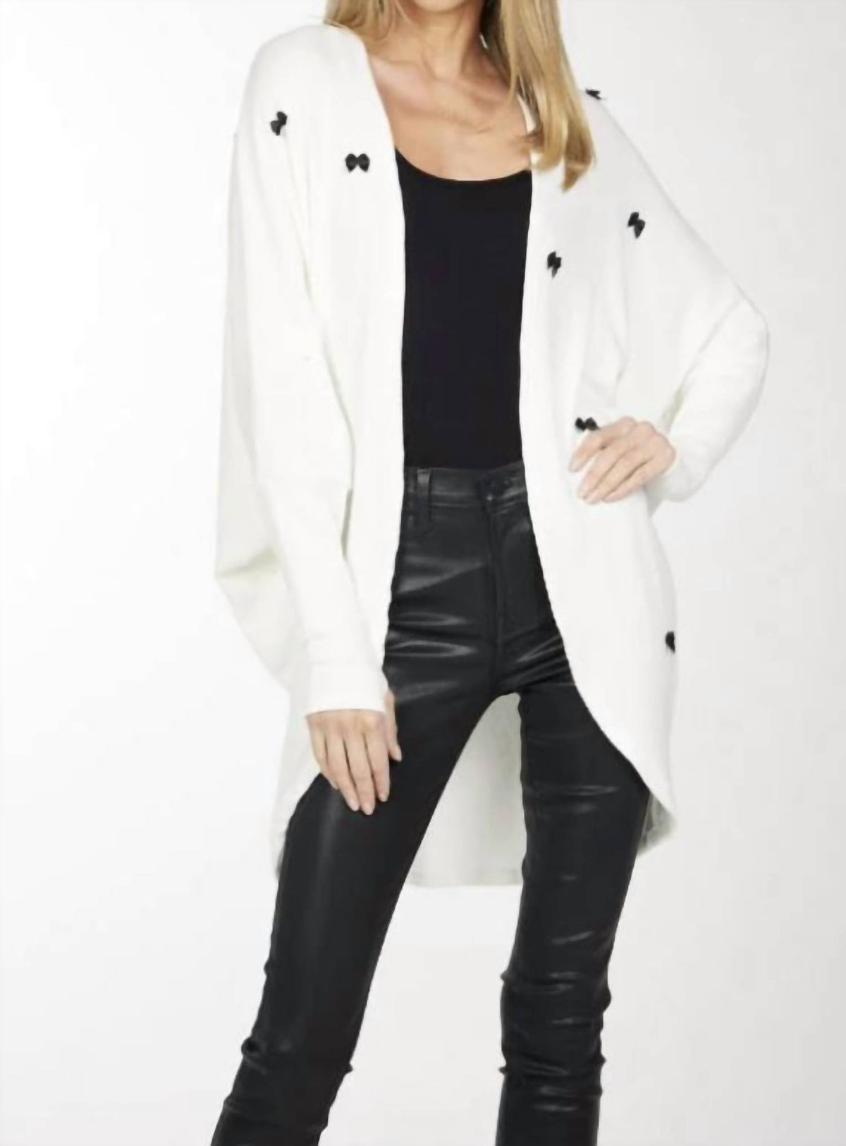 Michael Lauren - Albany Draped Dolman Cardigan