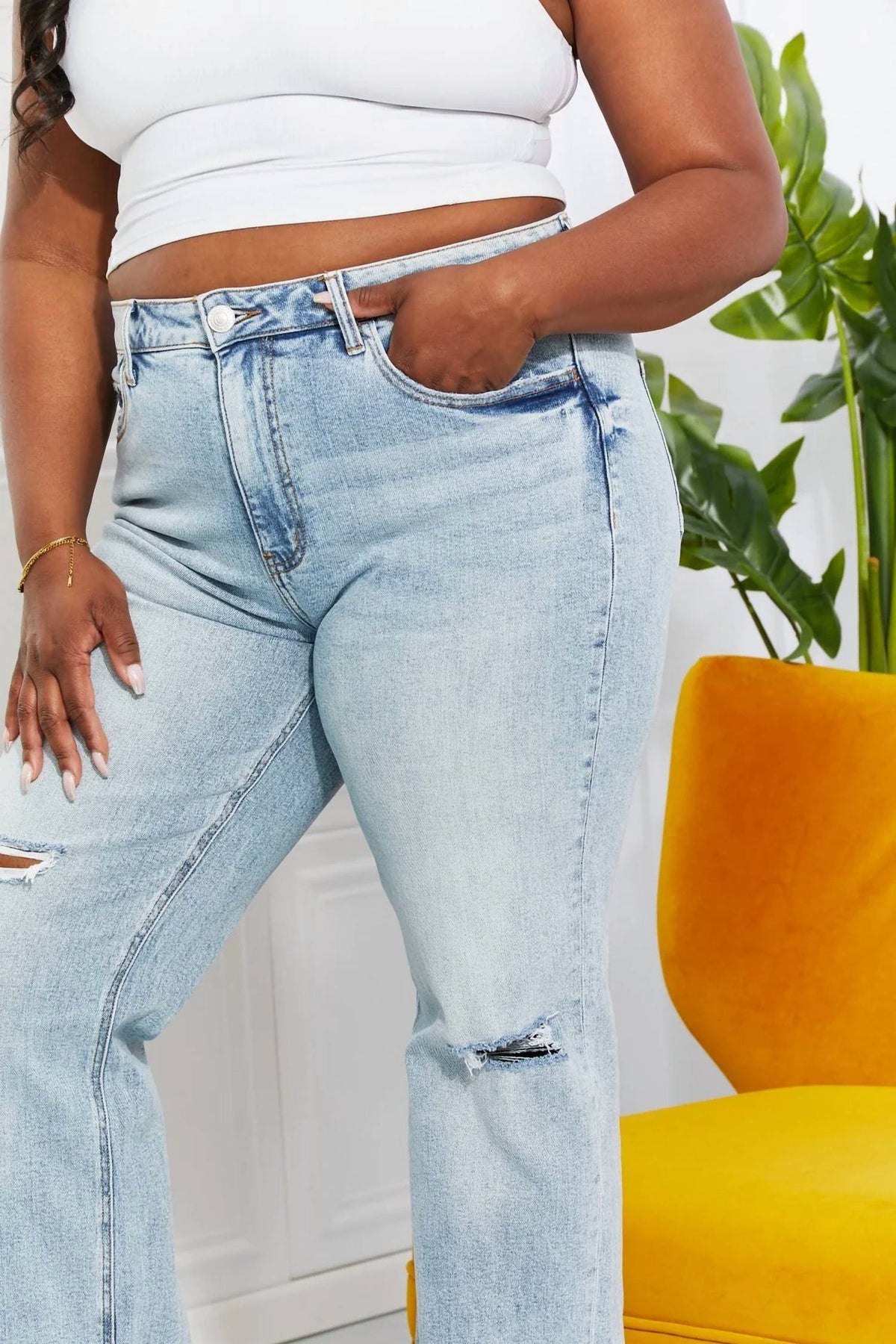Vervet By Flying Monkey - Allie 90's Dad Jeans