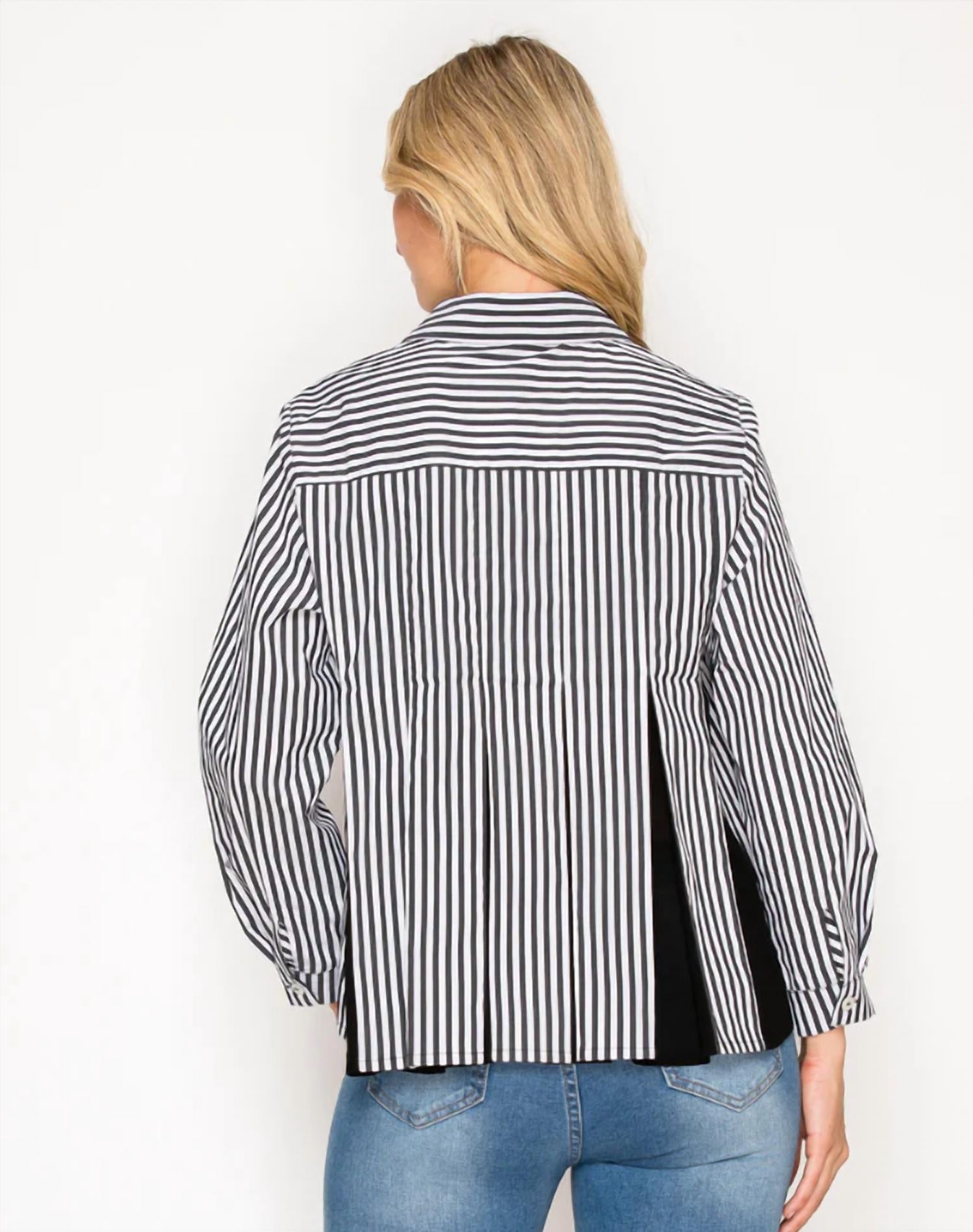 Joh - Jenn Shirt With Pleating Details