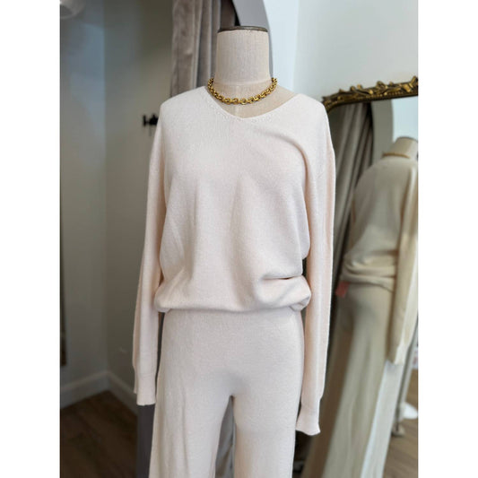 Scandal Italy - Sofia Soft V Neck Sweater Set