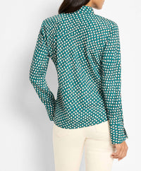 Nic + Zoe - Shadow Dot Long Sleeve Top