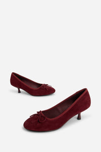 Intentionally Blank - Women's Bina Suede Kitten Heel Shoes