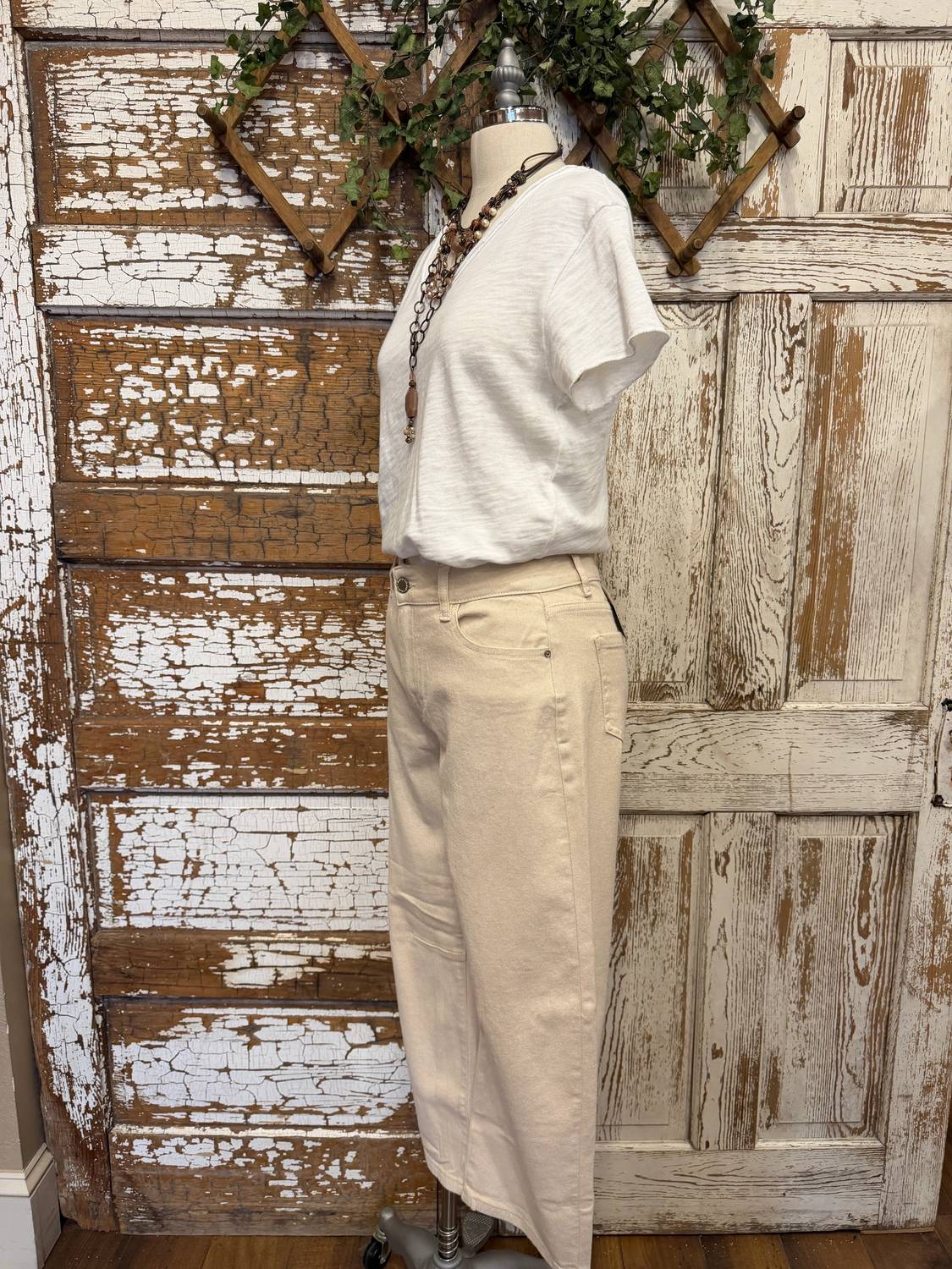 Charlie B - Women's Twill Barrel Jeans