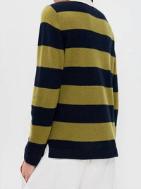 White + Warren - Cashmere Rugby Stripe Polo