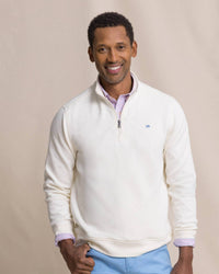 Southern Tide - Sandy Cove Pique Quarter Zip Pullover