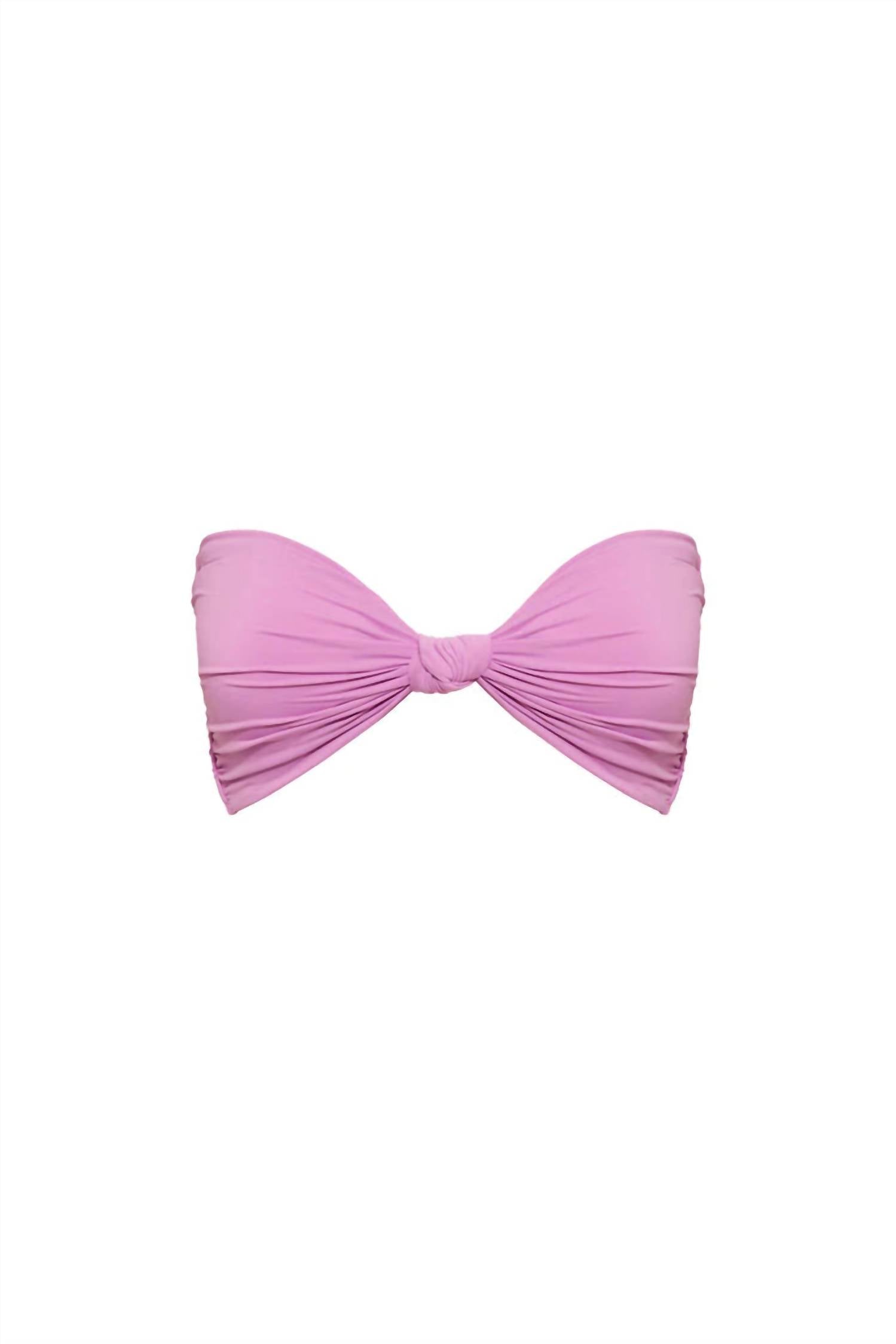 BONDI BORN Sylvie Bikini Top in flamingo - women's swimwear - view 4