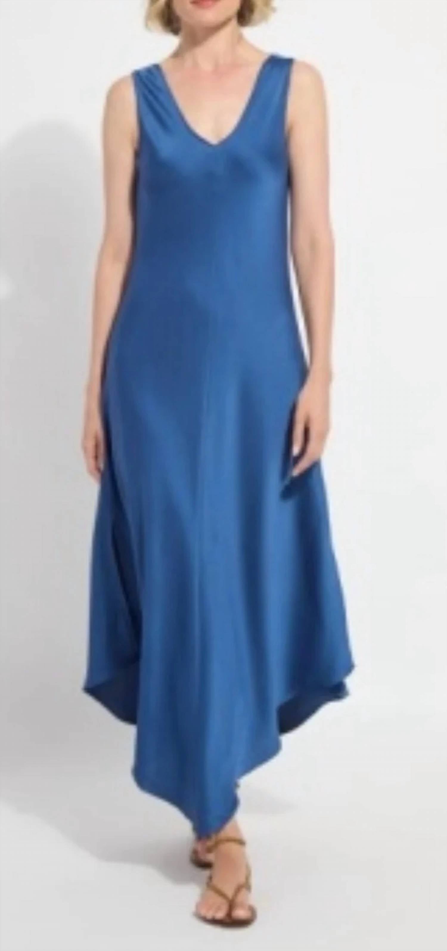 Lysse - Sakura Satin Handkerchief Maxi Dress