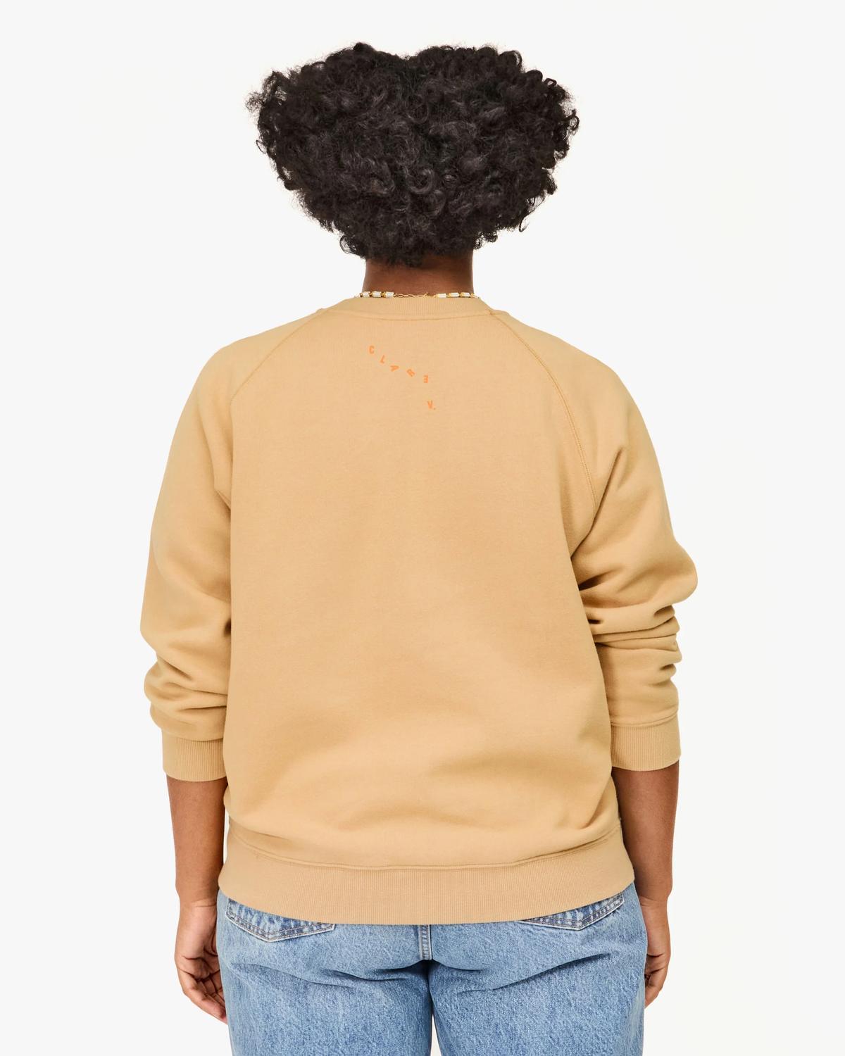 Clare V. - Crew Neck Graphic Sweatshirt