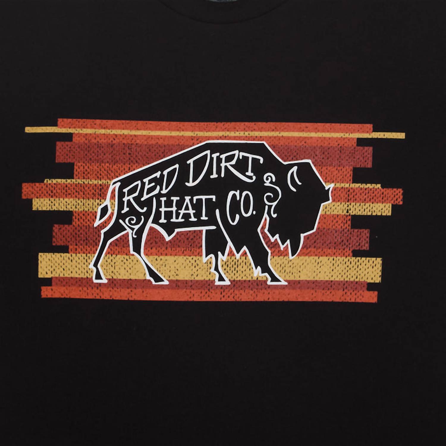 Red Dirt Hat Company - Buddy Bison Graphic Short Sleeve T-shirt