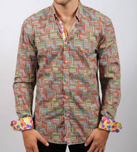 Eight X - Pattern Button Down Print Shirt