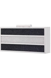 Nina - Women's Ziona Colorblock Crystal Minaudiere Clutch