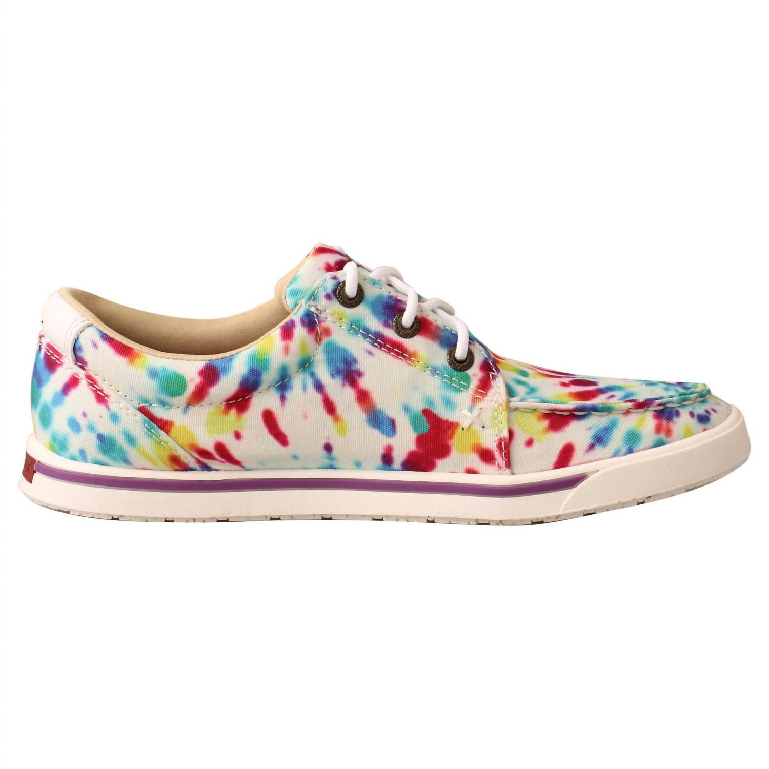 TWISTED X Women's Kicks Sneaker in tie dye - women's sneaker - detail view