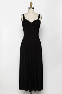 FINAL TOUCH Women's Linley Modal Maxi Dress in black - women's dress