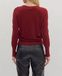 Entro - Cab Button Detail Sweater