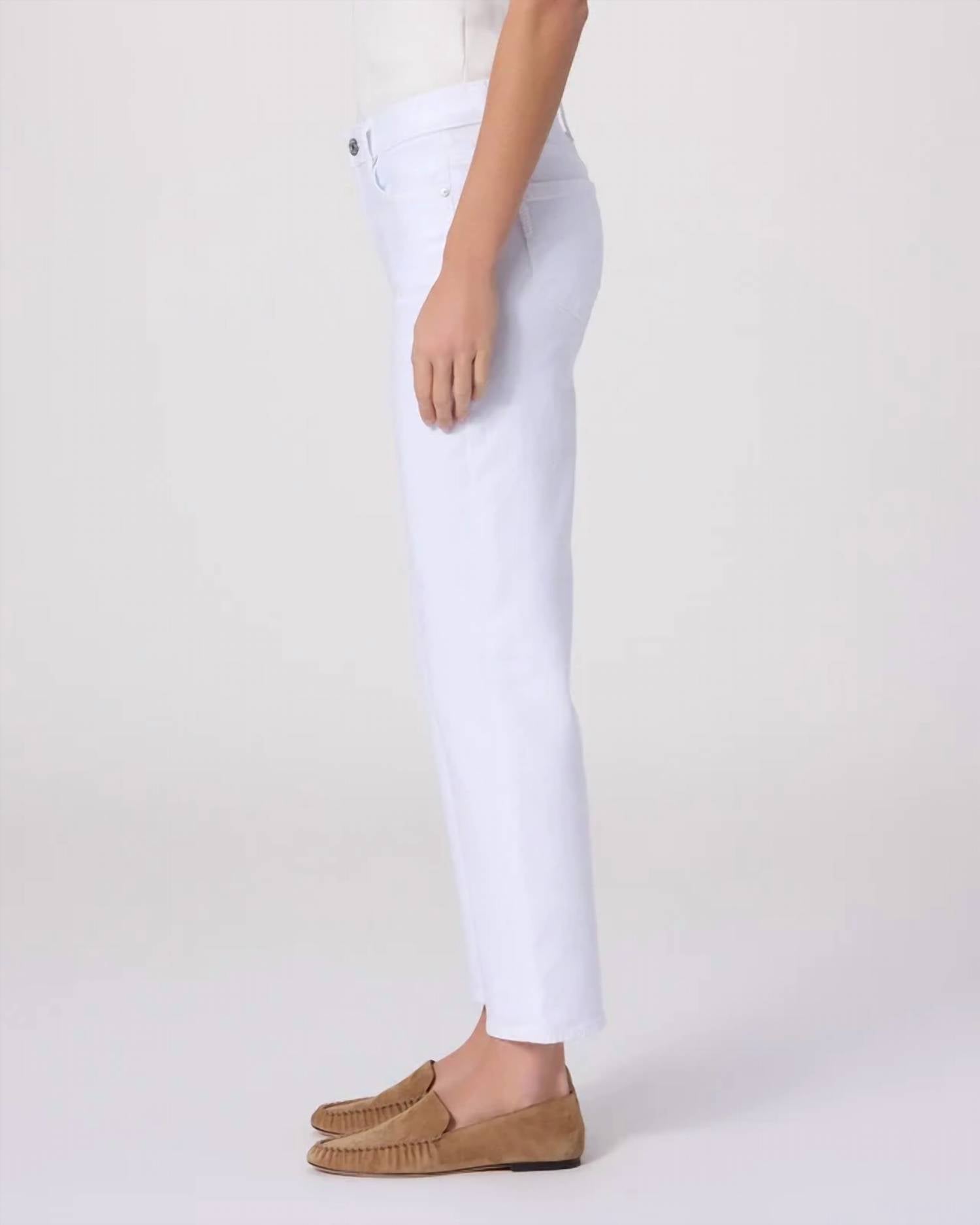 Paige - Mason Straight Leg Ankle Jeans