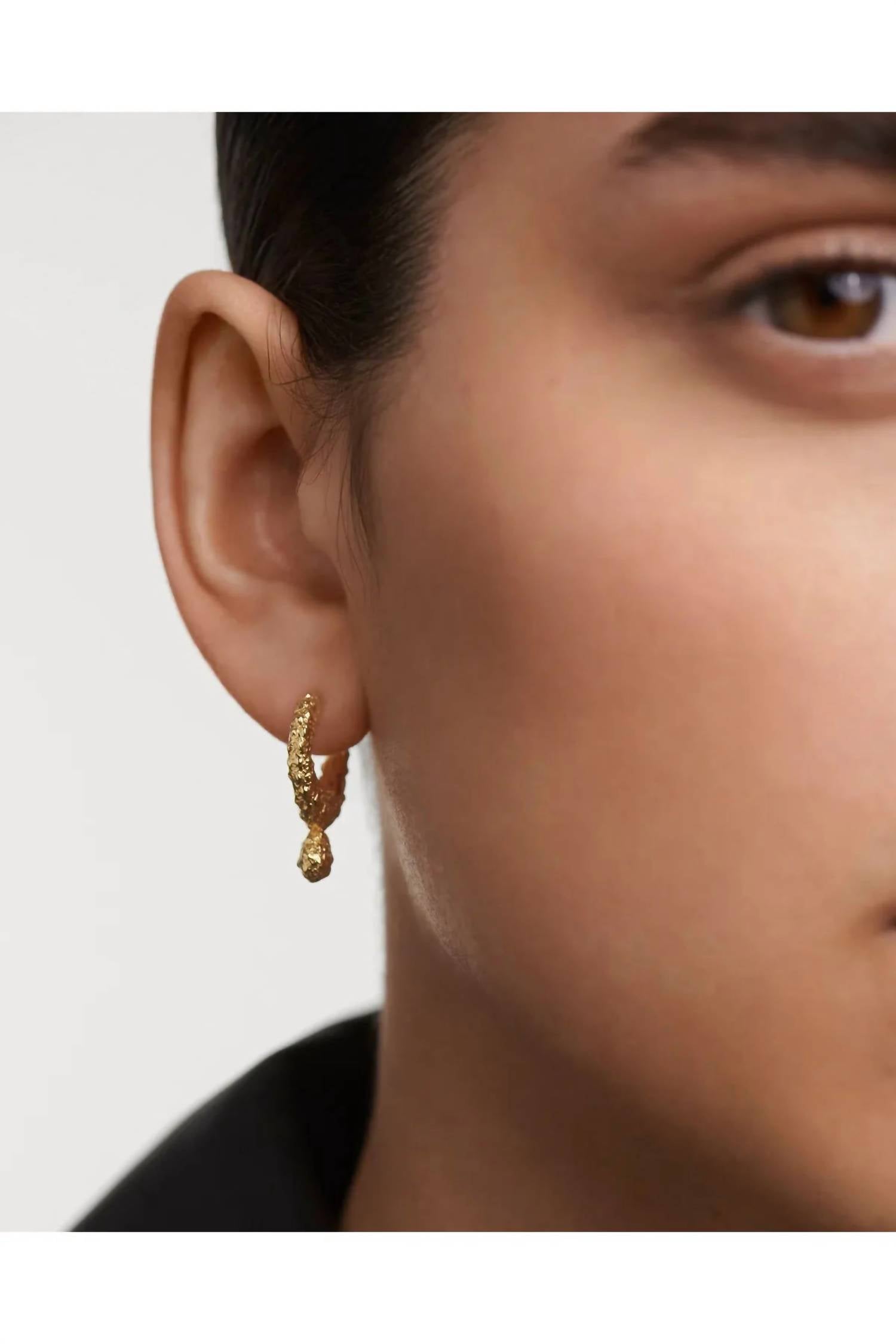 Pdpaola - Women's Lava Single Hoop Earring