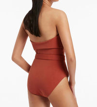 Jets - Isla Rib Fold Down Bandeau One Piece