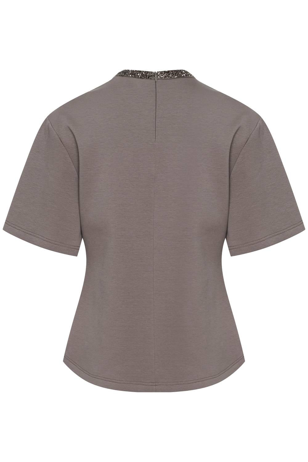 Soaked In Luxury - Magana Glitter Short Sleeves Blouse